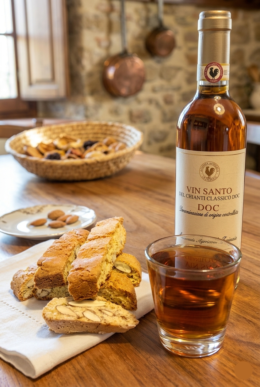 Cantucci col vin santo